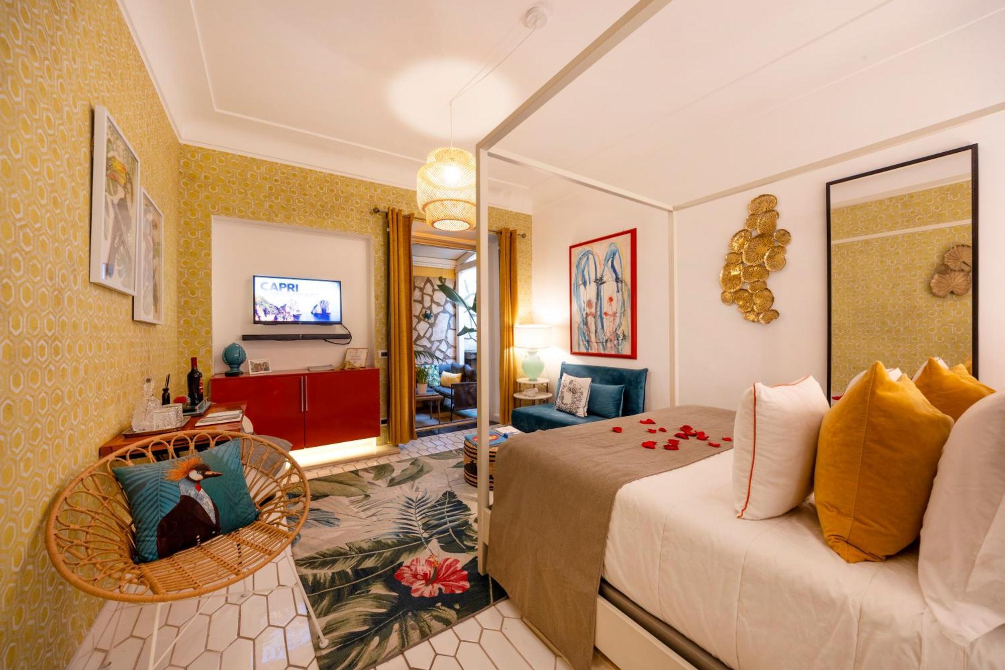 Suite Apartment Capri Con Jacuzzi In Piazzetta מראה חיצוני תמונה